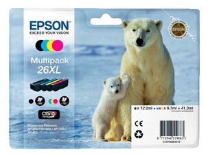 Epson T026, 26XL mustepatruuna