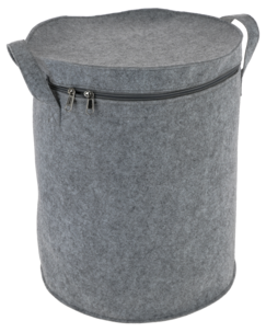 Lasten leikkimatto säilytyskorilla, 135 cm, harmaa