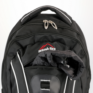 Asaklitt 30 liters svart ryggsekk