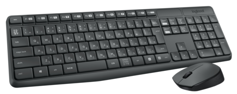 Trådlöst tangentbord och mus, Logitech MK235