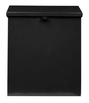 Låsbar postkasse av galvanisert blikk, 27 x 34 cm