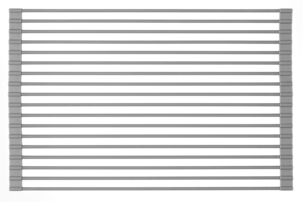 Sammenrullbart oppvaskstativ til oppvaskkum