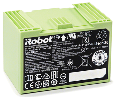 Batteri iRobot Roomba e5/i7-serien, 14,4 V/1800 mAh, Li-Ion