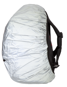 Regnöverdrag med reflekterande material för ryggsäck