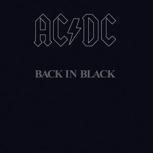 Back in Black av AC/DC, vinylplate