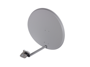 Parabolantenn med dubbel universal-LNB