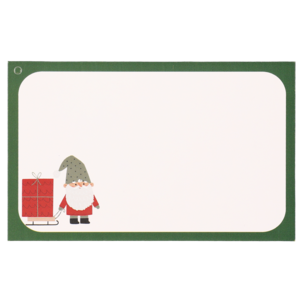 Julkort rimetiketter 8,5x13,5 cm 2-pack