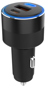 3-i-1 billader, 12 V, 24 V, USB-C og USB-A, 78 W