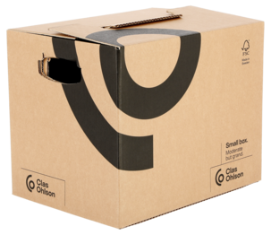 Flytteeske small 40,5 x 30,5 x 32,5 cm, 5-pakning