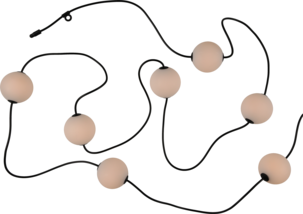 Ljusslinga solcell vita bollar 5,6 m Northlight