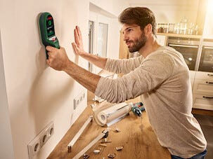 Bosch Universal Detect, digital multidetektor med ljus