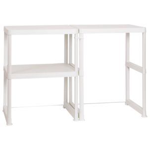 Hylle til vaskemaskin 148 × 59 × 93 cm, hvit