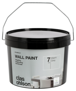 Veggmaling silkematt glans 7, spann på 3 liter