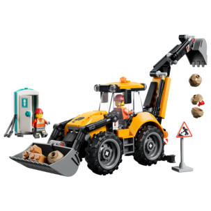 LEGO City Keltainen traktorikaivuria 60480, 7+