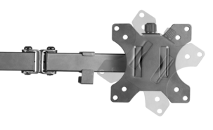 Dubbelt skärmfäste Gaming, Deltaco GAM-040