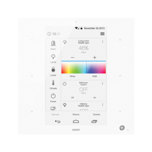Zipato ZipaTile kontrollpanel och Z-wave gateway