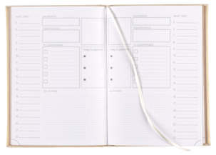 Dagbok Daily Journal, linne FSC-märkt