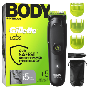 GilletteLabs i5 BG5 kropps- och intimtrimmer, svart