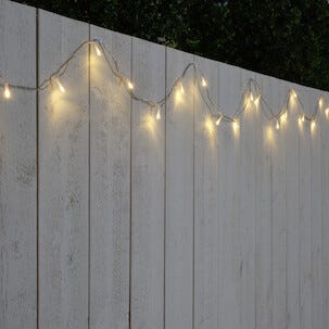 LED Läpinäkyvä valoketju Northlight, lämpimän valkoinen