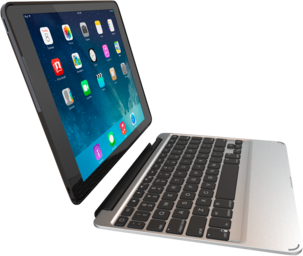 Fodral med tangentbord för iPad Air, Zagg Slim Book