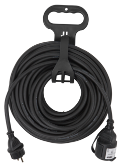 Skarvsladd 2,5 mm2 för utomhusbruk, svart