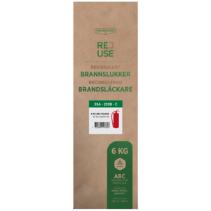 Housegard ReUse brandsläckare 6 kg 55A
