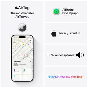 Apple AirTag Gen 2 sporingsbrikke
