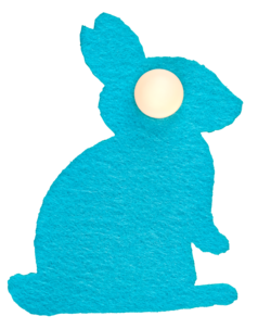 Batteridriven ljusslinga med filtfigurer