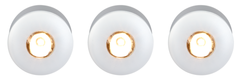 Northlight LED minidownlight, 3-pack