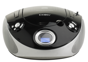 Cd-soitin ja AM/FM-radio Exibel