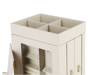 Smyckeskrin roterande