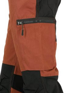 Arbetsbyxor stretch herr, rostbrun