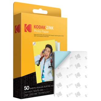 Kodak selvklebende ZINK-fotopapir 2x3 tommer