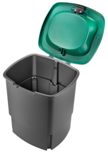 Søppelbøtte Frank avfallskomprimator, 11 liter