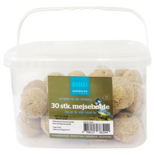 Talgbollar utan nät i hink, 30 stycken