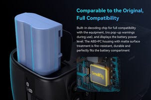 SmallRig 4331 NP-F550-batteri for fototilbehør USB-C