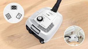 Bosch Serie 4 dammsugare med HEPA, BGL38WH2, vit