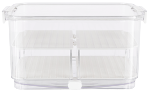 Duo Large Säilytyslaatikko jääkaappiin vihannekset, 4,8 l