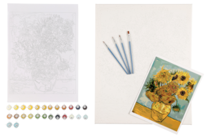 Måla efter nummer, Solrosor