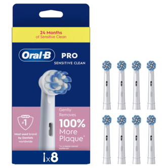 Oral-B Pro Sensitive Clean borsthuvud, vit