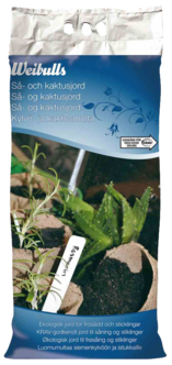 Weibulls såjord frö, stickling och kaktus, 8 liter