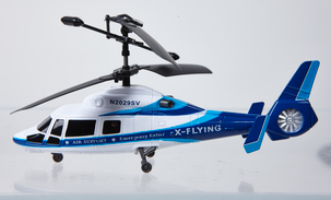 Radiostyrd bil och helikopter