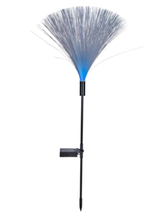 Solcellslampa med fiberoptik