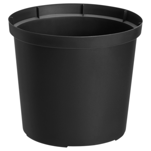 Orthex Cultivate Istutusruukku kierrätysmuovia, musta