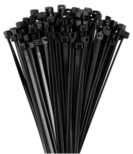 Buntband svarta, 100-pack