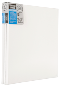 Målardukar med kilramar Sang, bomull 3-pack