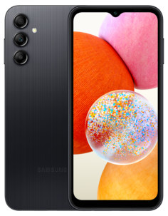 Samsung Galaxy A14 4G 64 GB smartphone, svart