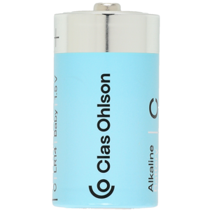 C-batterier, alkaliske, 16-pakning