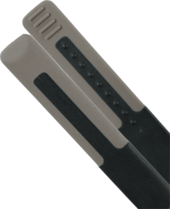 Stekpincett i glasfiber och silikon svart, 30 cm