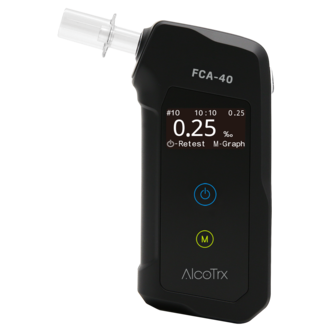 Alcotrx FCA40 alkotestare med 6 munstycken